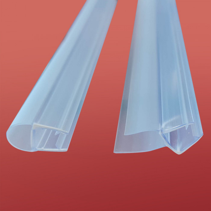 Шторки скляні на ванну Koer SR BS04-95x140-TR-07 прозоре скло 6мм, графіт (KR5404)