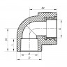 Кут ВР 20x1/2F PPR Koer K0113.PRO (KP0135)
