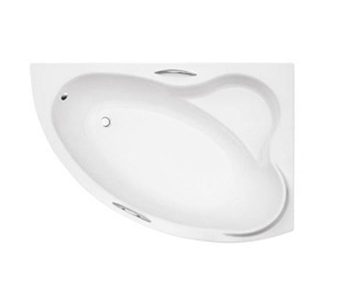 Ванна акрилова ADA 140х90: Права без обудови і ніг / БЕЗ отворів під ручки