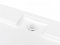 Піддон прямокутний AXIM 130x90х4.5 + сифон