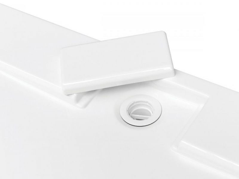 Піддон прямокутний AXIM 130x90х4.5 + сифон