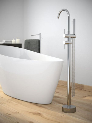 Змішувач до ванни вільностоячий ILLUSION хромований