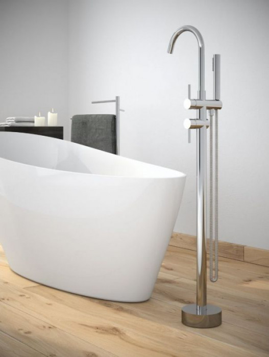 Змішувач до ванни вільностоячий ILLUSION хромований
