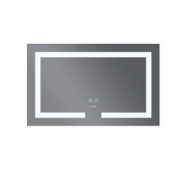 Дзеркало Mixxus HARD MR07-80x50 з Led Touch, Anti-fog, димером, регулятором яскравості (MI6658)