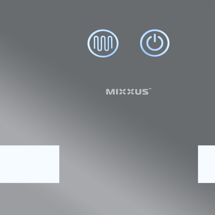 Дзеркало Mixxus HARD MR07-80x50 з Led Touch, Anti-fog, димером, регулятором яскравості (MI6658)