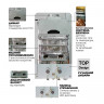 Газова колонка MIXXUS GWH-0510 BASIC GLASS димохідна 10 л/хв (панель зі скла з малюнком) (WH0026)
