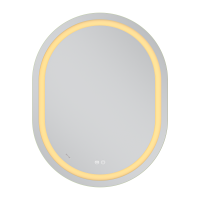 Дзеркало MIXXUS PREMIUM ELLIPSE MV05-90x70-REVERSE з LED Touch, Anti-fog, димером (3-6,5kK) (MP6644)