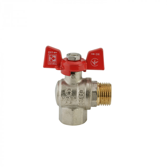 Кран кульовий Koer 1/2" ГШМ кутовий (KR.208) (KR2805)