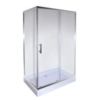 Душова кабіна з низьким піддоном Mixxus HARD SCT01-120x80x198-TR CHROME прозоре скло 5мм (MI6910)