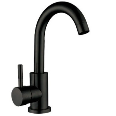 Змішувач для умивальника Mixxus SUS-011-B Black з нерж. сталі SUS304 (кол. чорний) (MI6045)