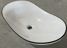 Раковина накладна MIXXUS PREMIUM WAVE-0105 EDGE BLACK 620х360х160mm (MP6556)