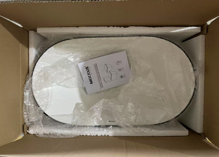 Раковина накладна Mixxus Premium WAVE-0105 EDGE BLACK 620х360х160mm (MP6556)