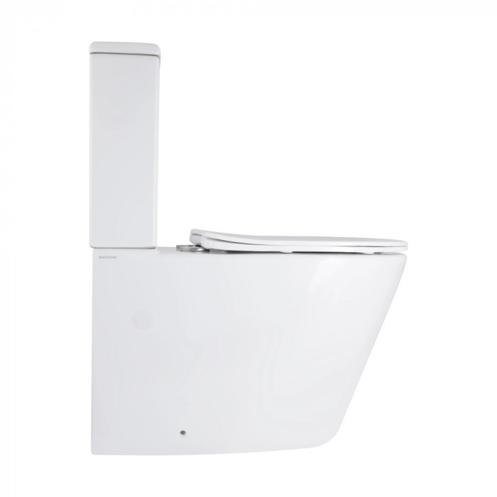 Унітаз-компакт Mixxus BEVEL-0404-T3 660х360х800mm, система змиву TORNADO 3.0 (MI6726)