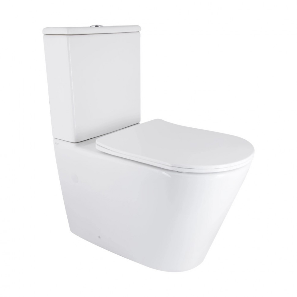 Унітаз-компакт Mixxus BEVEL-0404-T3 660х360х800mm, система змиву TORNADO 3.0 (MI6726)