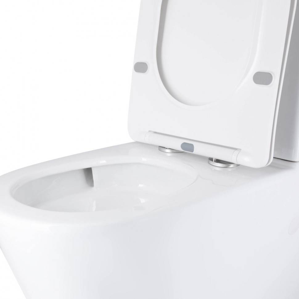Унітаз-компакт Mixxus BEVEL-0404-T3 660х360х800mm, система змиву TORNADO 3.0 (MI6726)