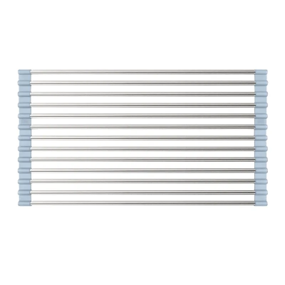 Килимок-сушарка для посуду Mixxus RAC-01.SUS GRAY на мийку з н.ст. SUS304 (кол. сірий) (MX1946)