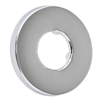 Чашка декоративна Zerix RST-01 Chrome (кругла) з нержавіючої сталі SUS304 (колір хром) (ZX5972)
