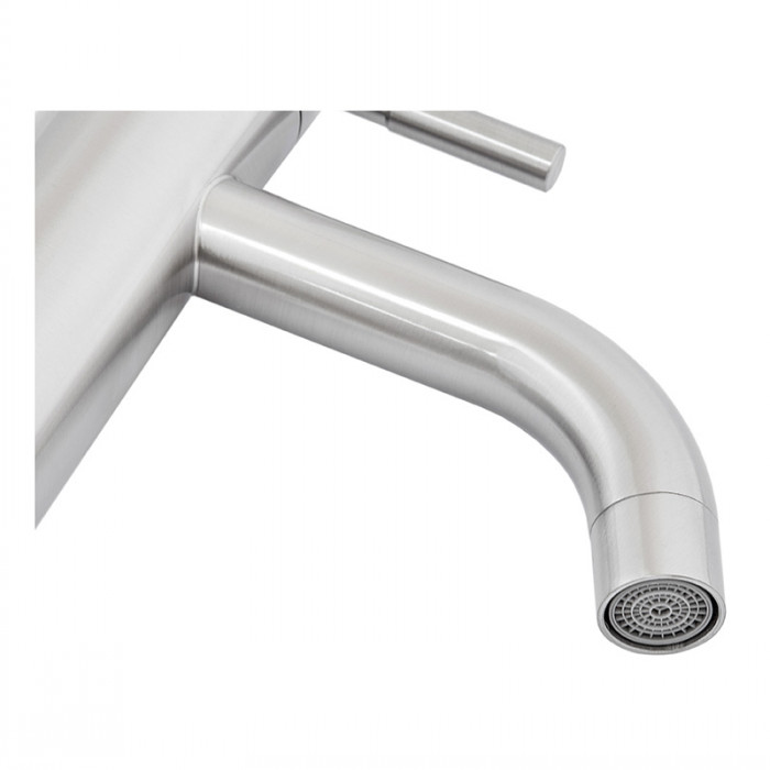 Змішувач для умивальника Armata SUS-001-B (нерж. сталь) (CH6179)