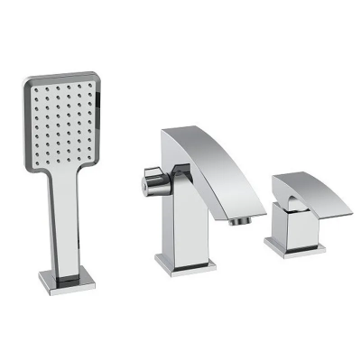 Змішувач на борт ванни KOER KB-43007-01 на 3 отвори (Колір хром) (KR3452)