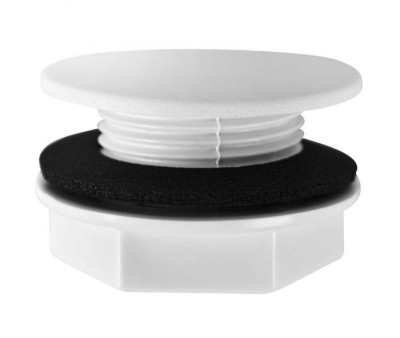 Заглушка для кухонної мийки  40*3/4*23мм TAPSTOP23-WH