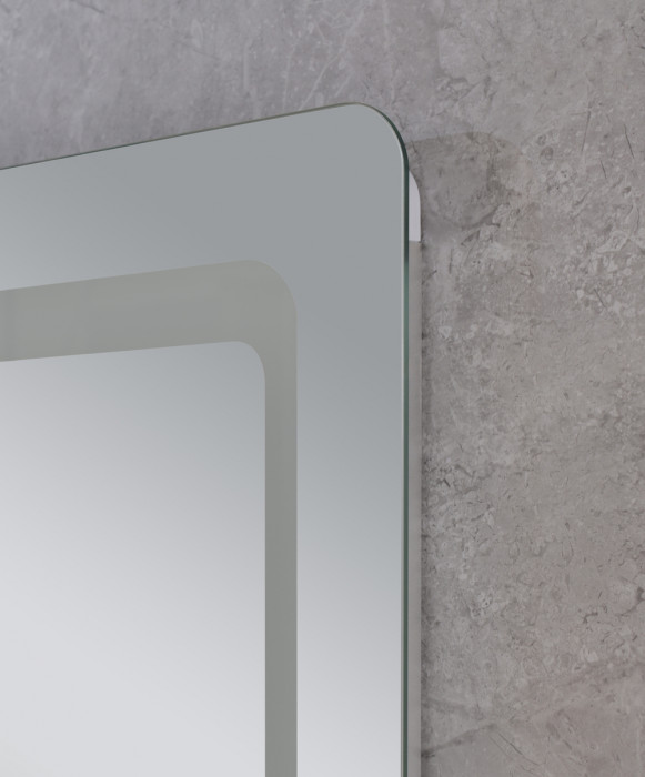 Дзеркало Mixxus TWEE MR09-80x60-Reverse з Led Touch, Anti-fog, димером, регулятором яскравості (MI6660)