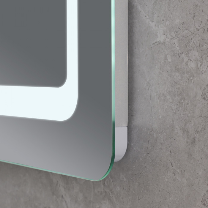 Дзеркало Mixxus TWEE MR09-80x60-Reverse з Led Touch, Anti-fog, димером, регулятором яскравості (MI6660)