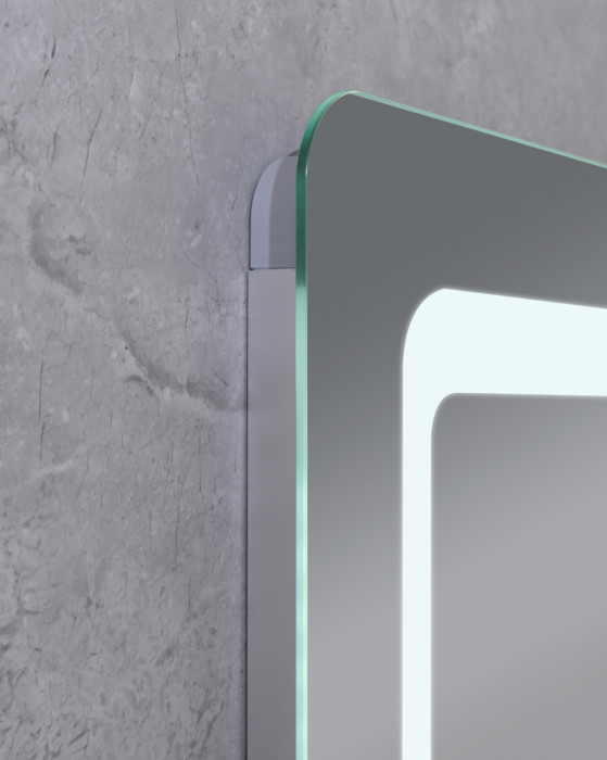 Дзеркало Mixxus TWEE MR09-80x60-Reverse з Led Touch, Anti-fog, димером, регулятором яскравості (MI6660)