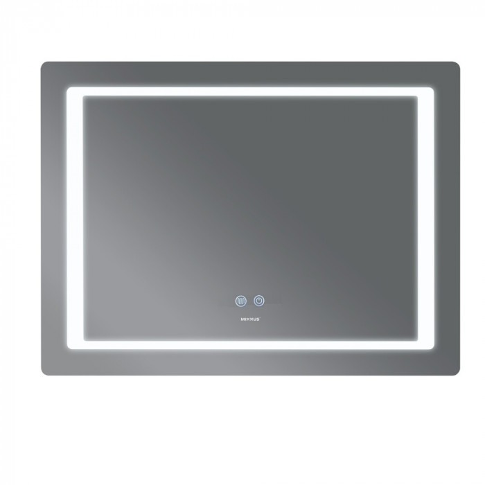 Дзеркало Mixxus STYLE MR13-70x50-Reverse з Led Touch, Anti-fog, димером, регулятором яскравості (MI