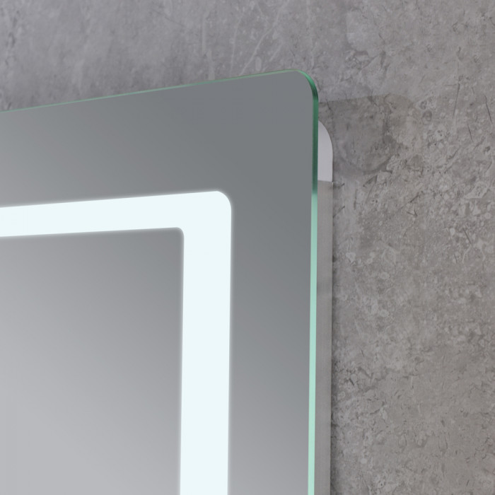 Дзеркало Mixxus STYLE MR13-70x50-Reverse з Led Touch, Anti-fog, димером, регулятором яскравості (MI