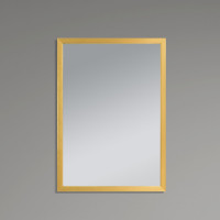 Дзеркало настінне ZERIX FONTE MRZ09-70x85-REVERSE GOLD прямокутне в золотій рамі (ZX5639)