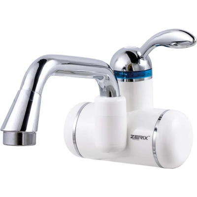 Водонагрівач 3 kW проточний, на СТІНУ Zerix ELW05-W (ZX4751)