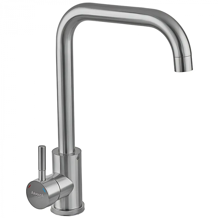 Змішувач для кухні Armata SUS-011-G(N) з нерж. сталі (без підведення)  (CH6487)