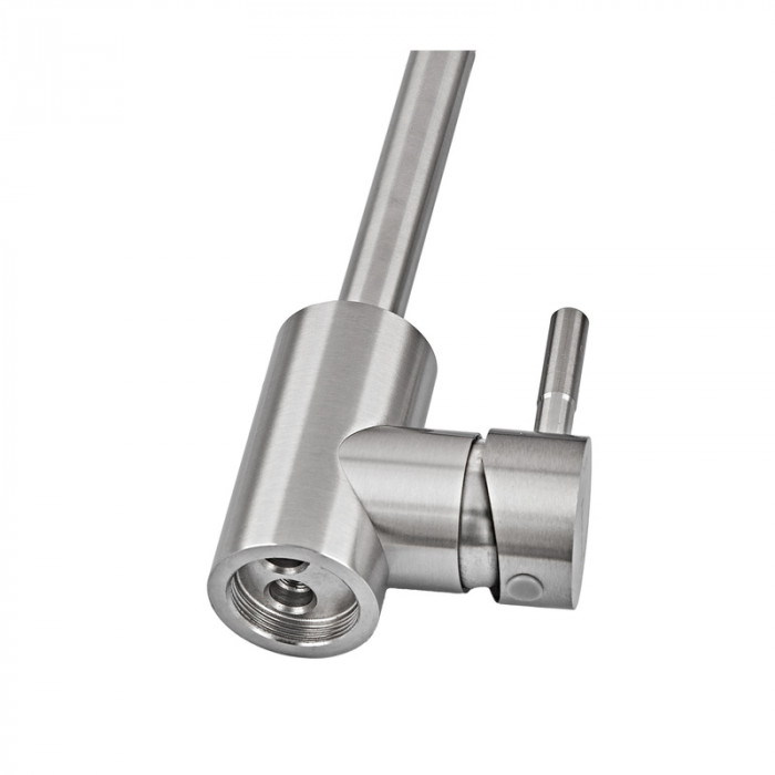 Змішувач для кухні Armata SUS-011-G(N) з нерж. сталі (без підведення)  (CH6487)