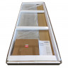 Двері в нішу Koer SR SD04-120x200-TR-07 прозоре скло Easy Clean 10мм, графіт (KR5388)