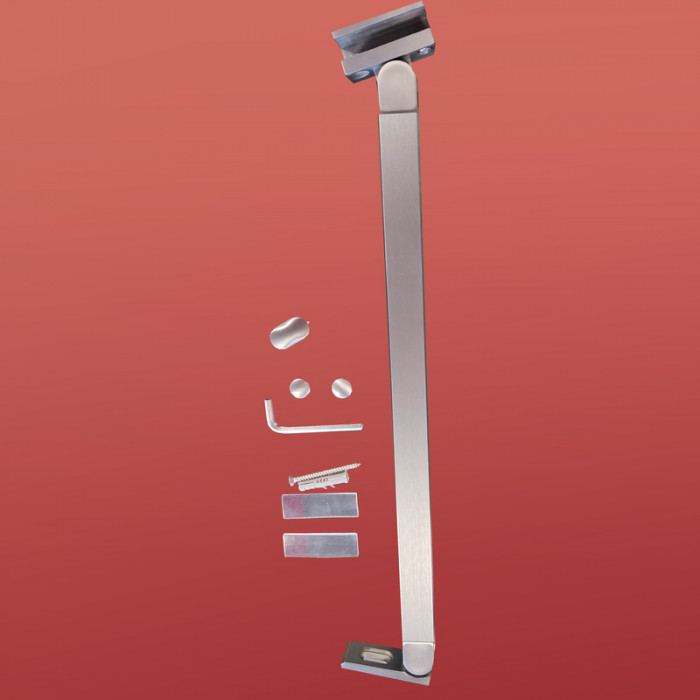 Двері в нішу Koer SR SD04-120x200-TR-07 прозоре скло Easy Clean 10мм, графіт (KR5388)