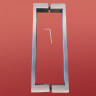 Двері в нішу Koer SR SD04-120x200-TR-07 прозоре скло Easy Clean 10мм, графіт (KR5388)