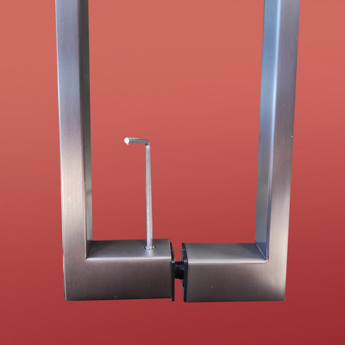 Двері в нішу Koer SR SD04-120x200-TR-07 прозоре скло Easy Clean 10мм, графіт (KR5388)