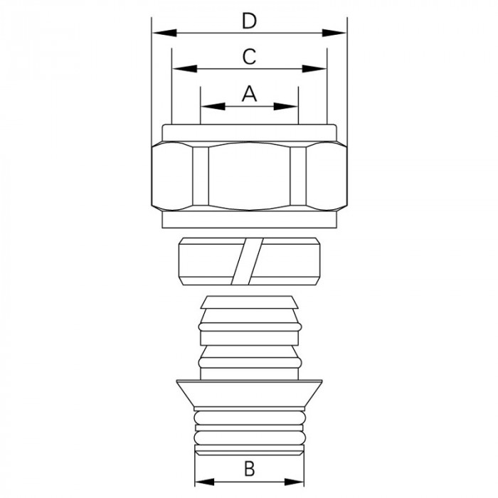 Євроконус Koer KR.1152 - 3/4”x16 (KR3182)