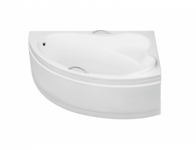 Ванна акрилова ADA 160х100 права: без обудови і ніг / БЕЗ отворів під ручки