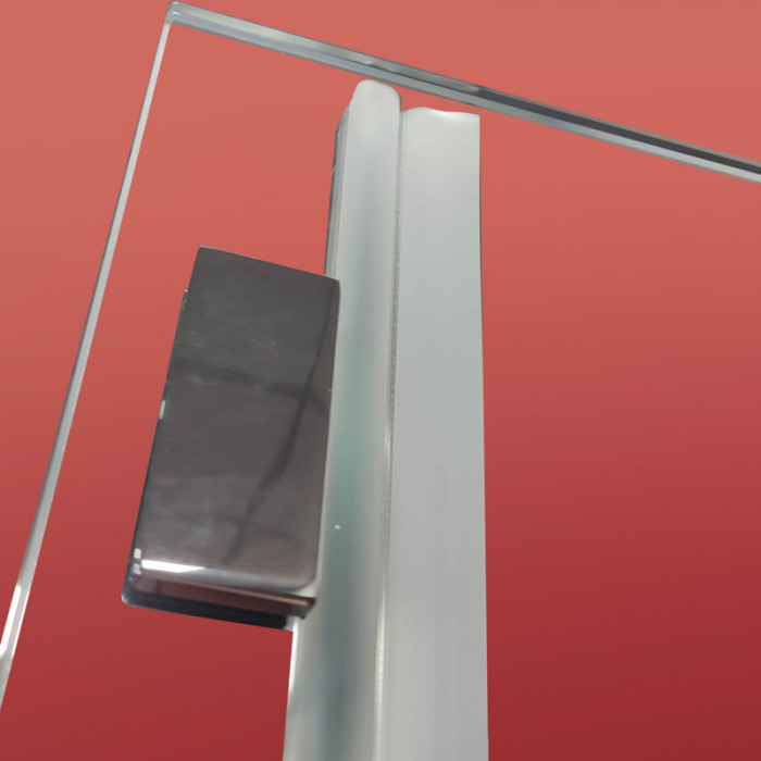 Бічна стінка до кабіни Koer SR SW01-90x200-TR-01 прозоре скло Easy Clean 8мм, хром (KR5381)