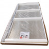 Бічна стінка до кабіни Koer SR SW01-90x200-TR-01 прозоре скло Easy Clean 8мм, хром (KR5381)