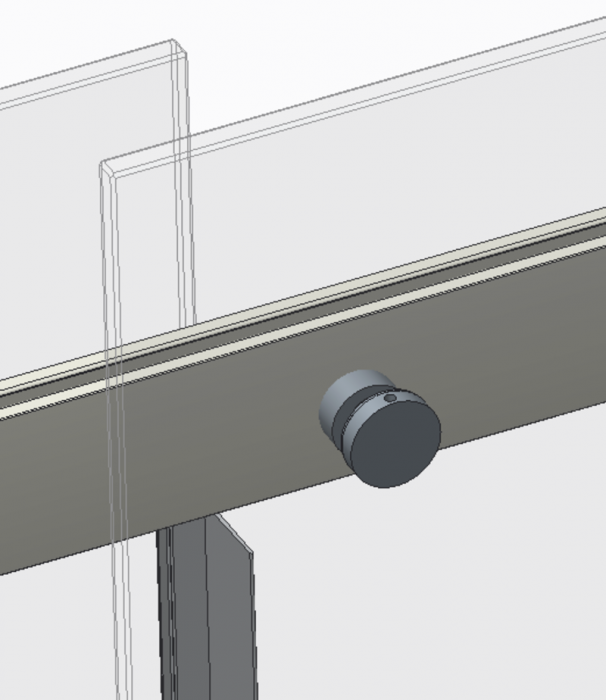 Бічна стінка до кабіни Koer SR SW01-90x200-TR-01 прозоре скло Easy Clean 8мм, хром (KR5381)