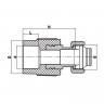 Муфта з євроконусом та накидною гайкою Koer K0240.PRO White - 20x3/4 PPR (KP3134)