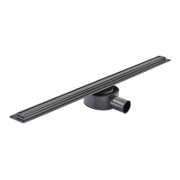 Душовий трап MIXXUS DRAIN-05-70-SLIM BLACK з нерж. сталі SUS304 30x700мм (Колір чорний) (MI6170)