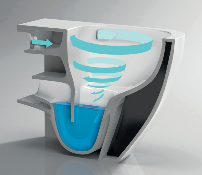 Унітаз підвісний Mixxus Premium Ellipse-0302-T3 495x360x370mm, система змиву Tornado 3.0 (MP6462)