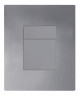 Панель змиву Koer KT-0607-07 157x198x10mm пластикова, кнопка квадратна (колір графіт) (KR5345)