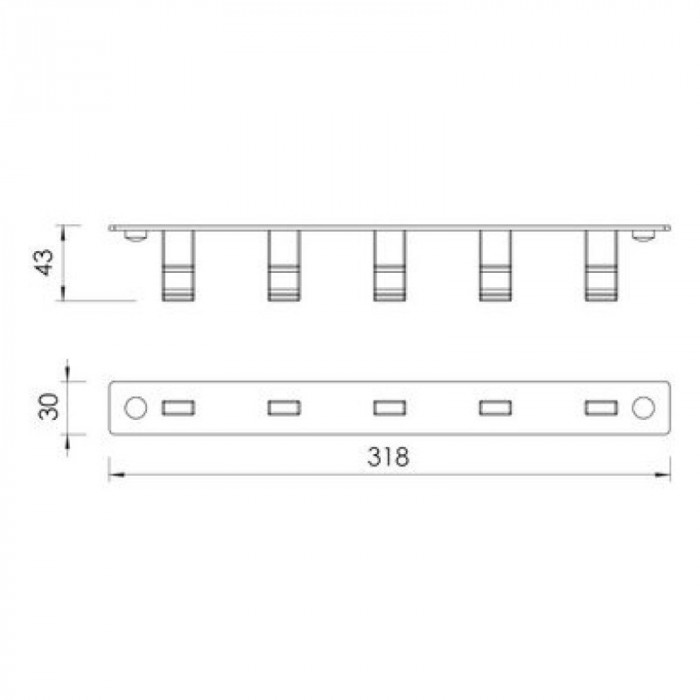 Гачок IMPRESE настінний 103222