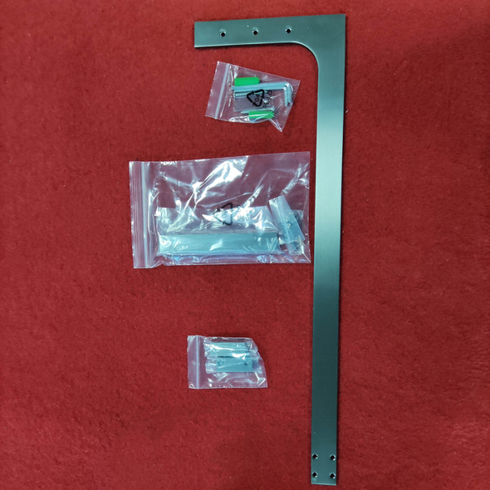 Душова перегородка Koer SR SP02-100x200-TR-07 Walk-In прозоре скло Easy Clean 8мм, графіт (KR5397)