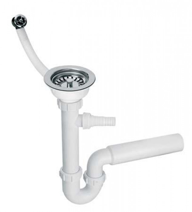 Сифон для кухонної мийки + злив HC7+FSW50P-25