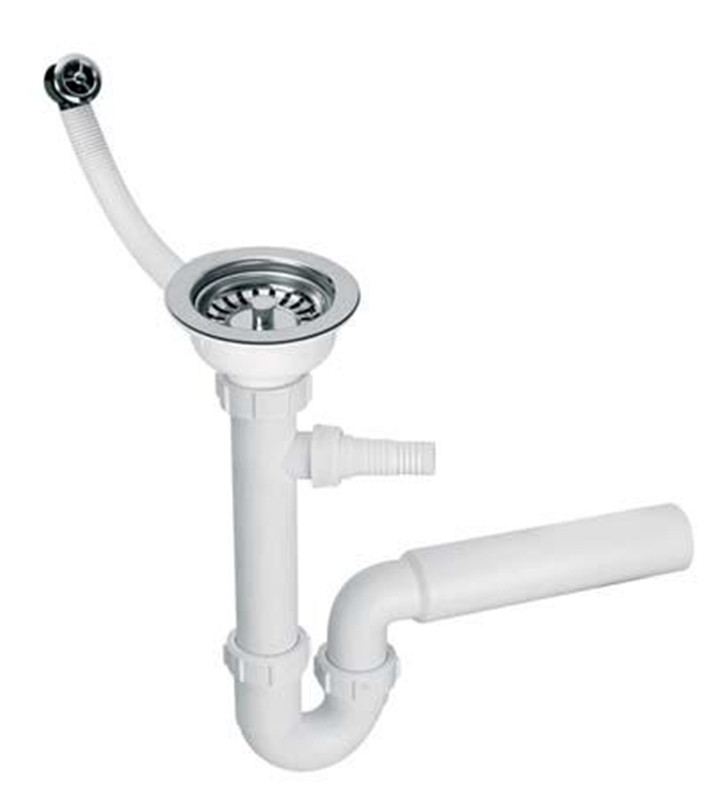 Сифон для кухонної мийки + злив HC7+FSW50P-25